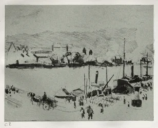Quai Boieldieu à Rouen, c. 1896