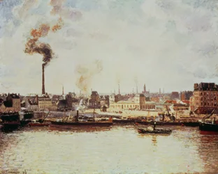 Quai Saint-Sever à Rouen, 1896
