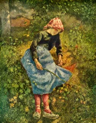 Paysanne assise, 1881