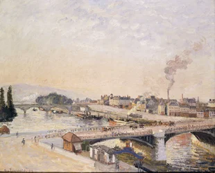 Lever du soleil à Rouen