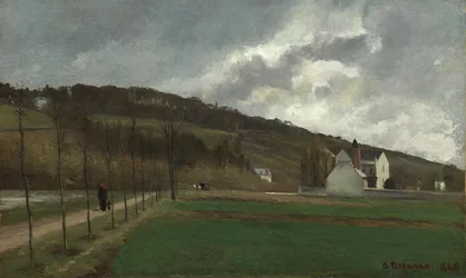 Les rives de la Marne en hiver, 1866