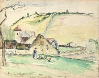 La ferme à Chatillon-Sur-Seine, 1882