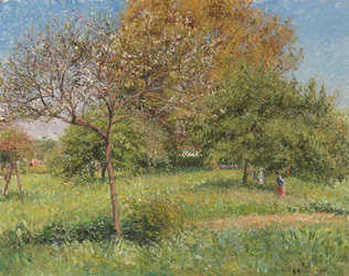 Le Grand Noyer, Matin, Eragny, 1901