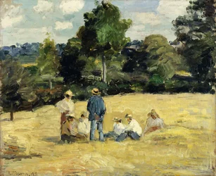 Le repos des moissonneurs, Montfoucault