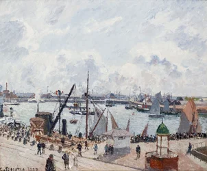 Le Port Extérieur du Havre. Matin. Soleil