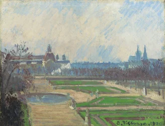 Les Tuileries et le Louvre, 1900