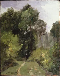Sous les arbres, 1864