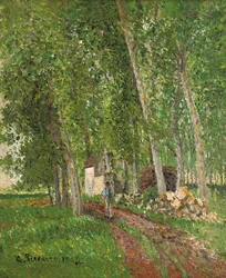 Sous-bois à Moret, 1902