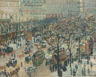 Boulevard des Italiens, Matin, Lumière du Soleil, 1897