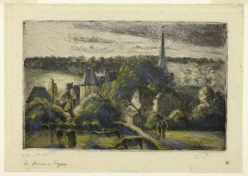 Église et Ferme à Éragny