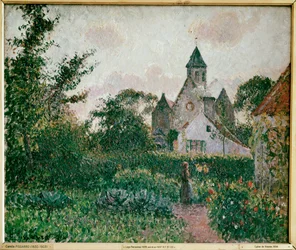 Eglise de Knokke (oil on canvas)