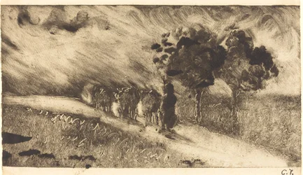 Vachère le soir