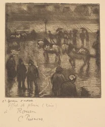 Impressions de pluie, Rouen, 1883