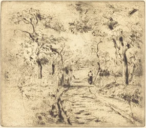 Dans les champs, à Ennery