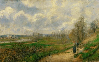 Sentier à Lechou ... (peinture sur toile)