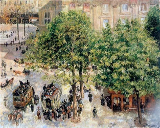 Place du Théâtre-Français, printemps