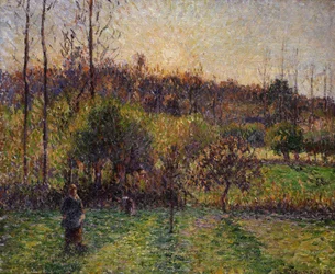 Lever de soleil à Éragny