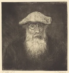 Autoportrait de Camille Pissarro, vers 1890