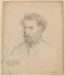 Autoportrait, profil trois-quarts à gauche (Caracas (?) 1853/54)