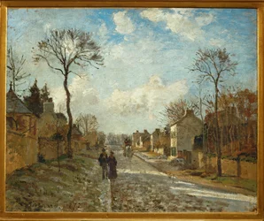Rue de Louveciennes (huile sur toile)