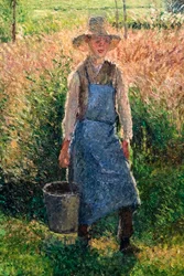 Le jardinier, détail