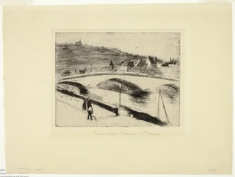 Le pont de pierre à Rouen