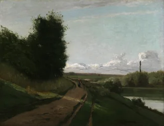 Le chemin de halage à Bougival