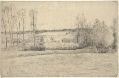 Arbres et prairies à Éragny