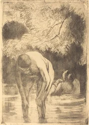 Les deux baigneuses, 1895