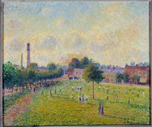 Vue du green de Kew à Londres en 1892