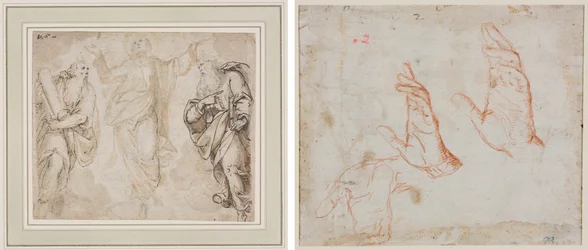 La Transfiguration (recto) ; Étude de Mains (verso)