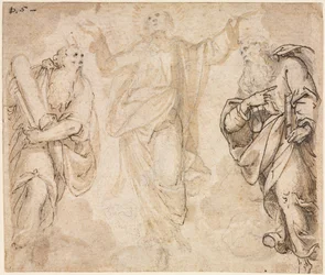 La Transfiguration recto, vers 1590