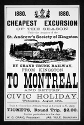 Affiche du Grand Trunk Railway