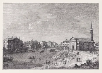 À Dolo, de la série Vedute (Vues)