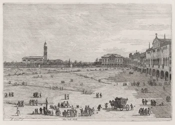 Prato della Valle, de la série Vedute