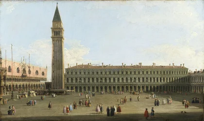 Canaletto - Place Saint-Marc, Venise, vers 1756