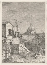 Vue imaginaire de Venise (partie gauche)