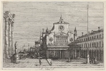 Vue imaginaire de S. Giacomo di Rialto, vers 1735-1746