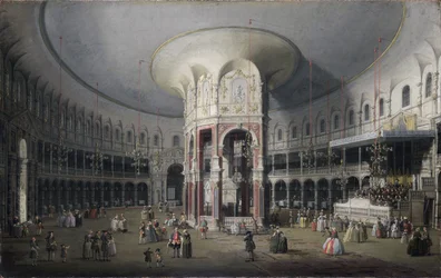 Londres : Intérieur de la Rotonde du Ranelagh