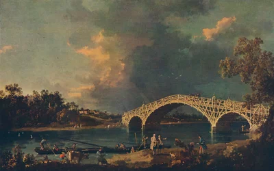 Vieux pont de Walton, 1754