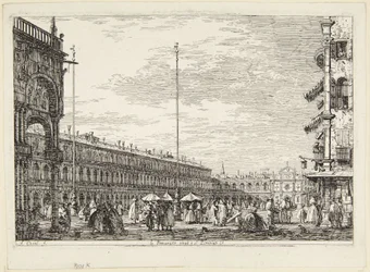 Piazza San Marco avec les Procuratie Nuove et San Geminiano
