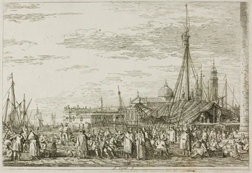 Le Marché sur le Molo, des Vedute