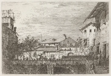 La Terrasse [en bas à droite], vers 1735-1746
