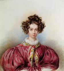 Portrait de George Sand (1804-76) 1830