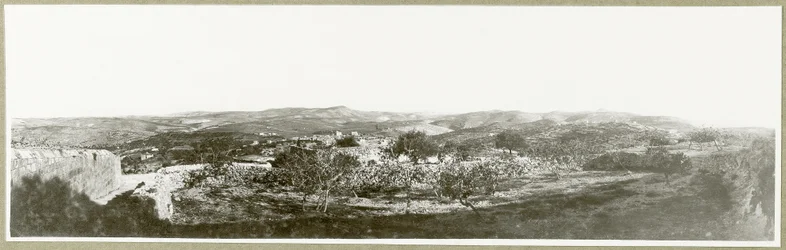 Bethléem : vue sud avec Hérodion au loin, 1917