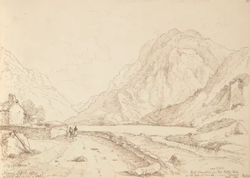 Montagne du Taureau et lac de la vallée des Cendres dans le Gap de Dunloh, septembre 1841
