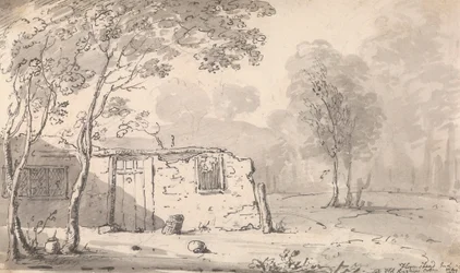 Flamstead End, Cottage du vieux Ruskin près de Cheshunt, mai 1814