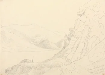 Depuis Anglers Rock, Lac Ennerdale, 10 Mai 1836