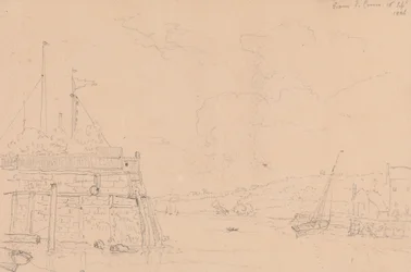 Depuis East Cowes, 16 septembre 1826
