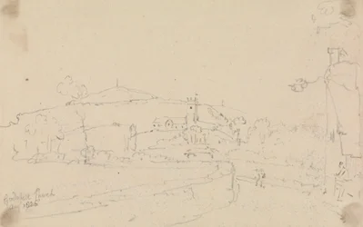 Église de Godshill, août 1826